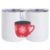 10 oz. White Stainless Steel Short Tumbler Thumbnail