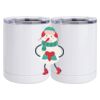 10 oz. White Stainless Steel Short Tumbler Thumbnail