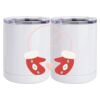 10 oz. White Stainless Steel Short Tumbler Thumbnail