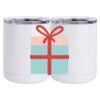 10 oz. White Stainless Steel Short Tumbler Thumbnail