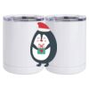 10 oz. White Stainless Steel Short Tumbler Thumbnail