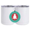 10 oz. White Stainless Steel Short Tumbler Thumbnail