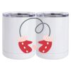 10 oz. White Stainless Steel Short Tumbler Thumbnail