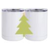 10 oz. White Stainless Steel Short Tumbler Thumbnail