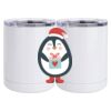 10 oz. White Stainless Steel Short Tumbler Thumbnail