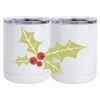 10 oz. White Stainless Steel Short Tumbler Thumbnail