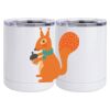10 oz. White Stainless Steel Short Tumbler Thumbnail