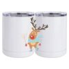 10 oz. White Stainless Steel Short Tumbler Thumbnail