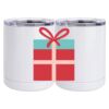 10 oz. White Stainless Steel Short Tumbler Thumbnail