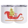 10 oz. White Stainless Steel Short Tumbler Thumbnail