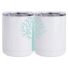 10 oz. White Stainless Steel Short Tumbler Thumbnail