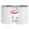 10 oz. White Stainless Steel Short Tumbler Thumbnail