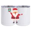 10 oz. White Stainless Steel Short Tumbler Thumbnail