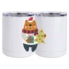 10 oz. White Stainless Steel Short Tumbler Thumbnail