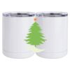 10 oz. White Stainless Steel Short Tumbler Thumbnail