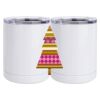 10 oz. White Stainless Steel Short Tumbler Thumbnail
