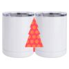 10 oz. White Stainless Steel Short Tumbler Thumbnail
