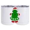 10 oz. White Stainless Steel Short Tumbler Thumbnail