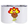 10 oz. White Stainless Steel Short Tumbler Thumbnail