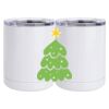 10 oz. White Stainless Steel Short Tumbler Thumbnail