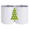 10 oz. White Stainless Steel Short Tumbler Thumbnail