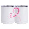 10 oz. White Stainless Steel Short Tumbler Thumbnail