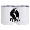 10 oz. White Stainless Steel Short Tumbler Thumbnail