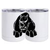 10 oz. White Stainless Steel Short Tumbler Thumbnail