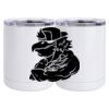 10 oz. White Stainless Steel Short Tumbler Thumbnail