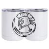 10 oz. White Stainless Steel Short Tumbler Thumbnail