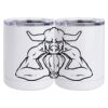 10 oz. White Stainless Steel Short Tumbler Thumbnail