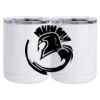 10 oz. White Stainless Steel Short Tumbler Thumbnail