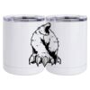 10 oz. White Stainless Steel Short Tumbler Thumbnail