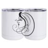 10 oz. White Stainless Steel Short Tumbler Thumbnail