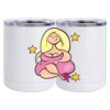 10 oz. White Stainless Steel Short Tumbler Thumbnail