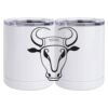 10 oz. White Stainless Steel Short Tumbler Thumbnail