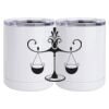 10 oz. White Stainless Steel Short Tumbler Thumbnail