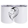 10 oz. White Stainless Steel Short Tumbler Thumbnail