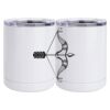 10 oz. White Stainless Steel Short Tumbler Thumbnail
