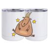 10 oz. White Stainless Steel Short Tumbler Thumbnail