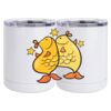 10 oz. White Stainless Steel Short Tumbler Thumbnail