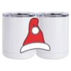 10 oz. White Stainless Steel Short Tumbler Thumbnail