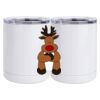 10 oz. White Stainless Steel Short Tumbler Thumbnail