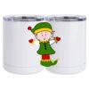 10 oz. White Stainless Steel Short Tumbler Thumbnail