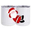 10 oz. White Stainless Steel Short Tumbler Thumbnail