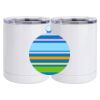 10 oz. White Stainless Steel Short Tumbler Thumbnail
