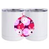10 oz. White Stainless Steel Short Tumbler Thumbnail