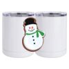 10 oz. White Stainless Steel Short Tumbler Thumbnail