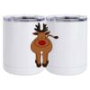 10 oz. White Stainless Steel Short Tumbler Thumbnail