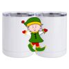 10 oz. White Stainless Steel Short Tumbler Thumbnail